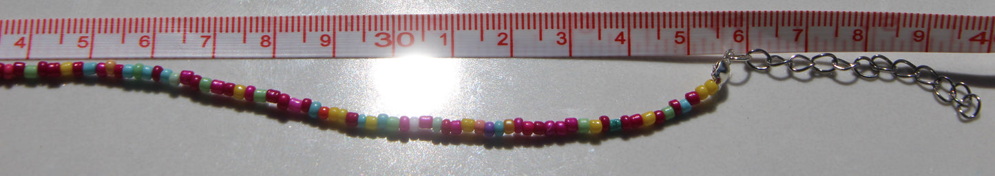 Bunte Kette rocailles