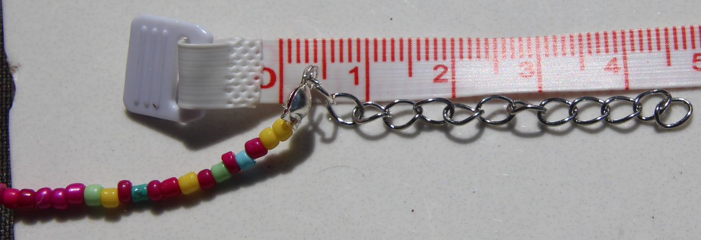 Bunte Kette rocailles